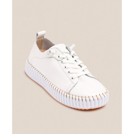 Yokono Sintra-004 Lace-Up Flat Sneakers