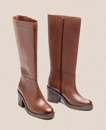 Yokono Mire 003 Zipper Knee High Boots