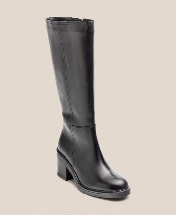 Yokono Mire-003 smooth leather high heel boot