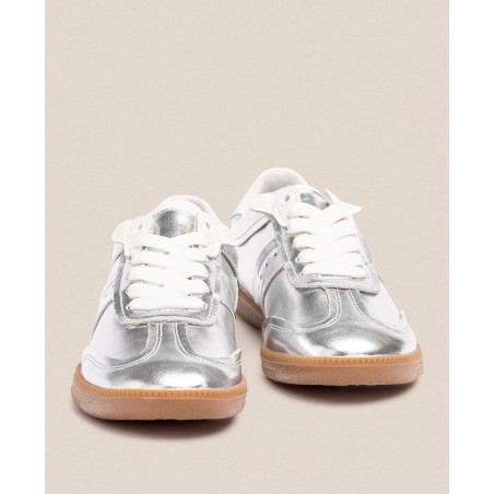 Yokono Yok-001 silver everyday sneakers