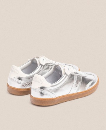 Yokono Yok-001 silver everyday sneakers