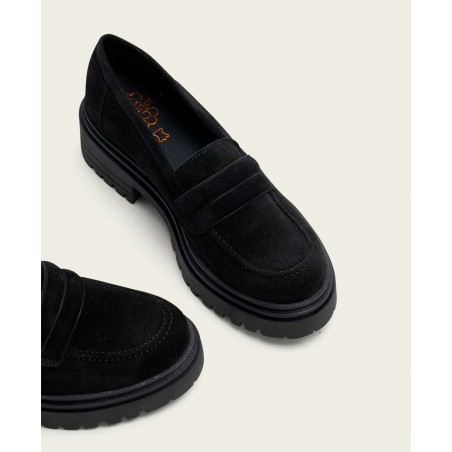 Porronet Febe 4622 split leather moccasins