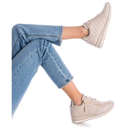 Casual sneakers with padded panel Xti 143493