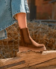 Porronet Fleur 4626 elasticized leather ankle boots Porronet Fleur 4626 elasticized leather ankle boots