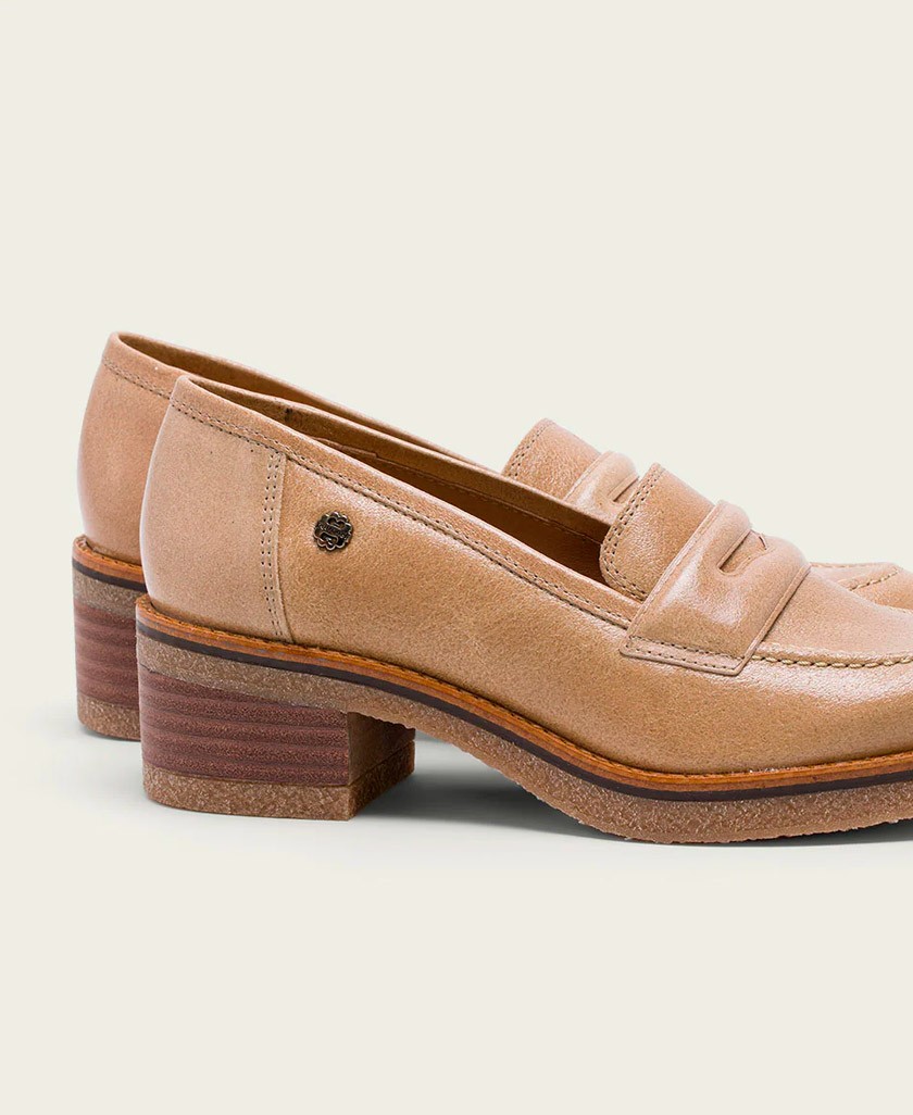 Mocasines Con Tacón Para Mujer - Estilo Sweet Y Cómodos Para El Día A Día