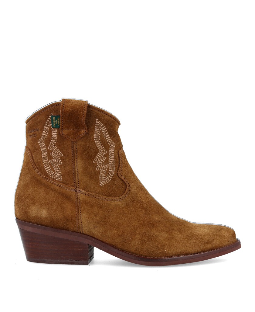 Botín camel campero de piel Dakota Boots DKT 68