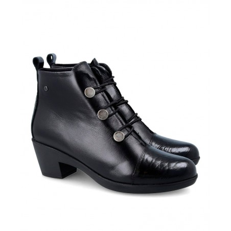 Catchalot button ankle boots 39927