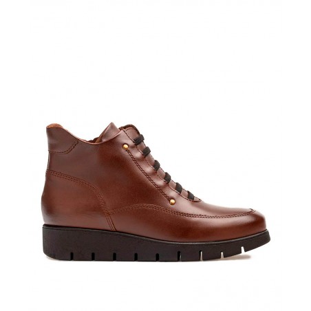 Yokono Manila 003 Elastic Lace-Up Ankle Boots