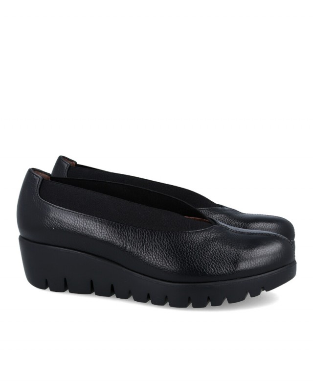 Wonders Agadir wedge ballerina flats