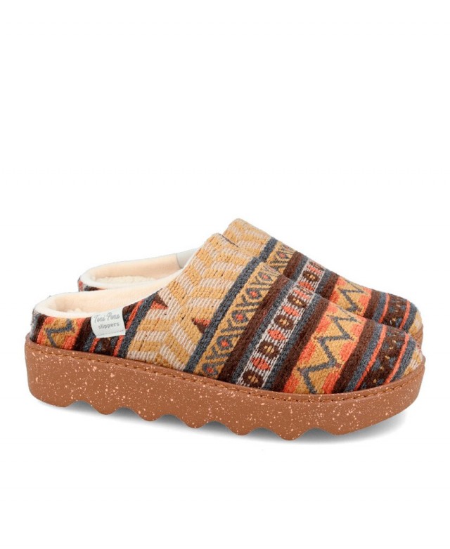 House slippers with ethnic motifs Toni Pons Joyce Ya