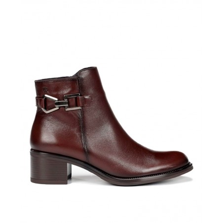 Leather ankle boots with link Dorking Chiara D9347