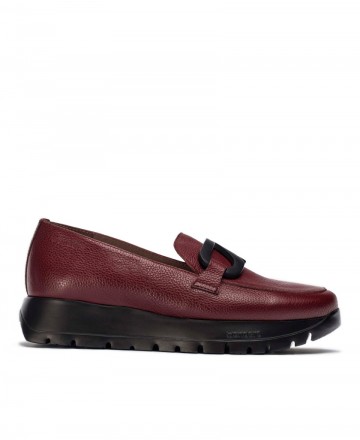 Wonders Rose A-2453 Textured Leather Loafers