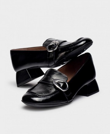 Wonders James D-1210 Square Heel Loafers