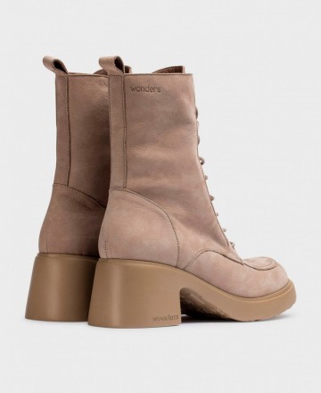 Wonders Eme E-7105 military style ankle boots