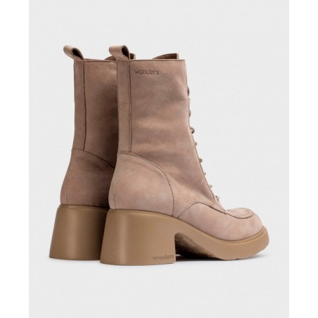 Wonders Eme E-7105 military style ankle boots