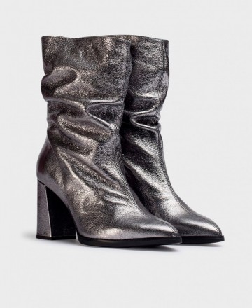 Wonders Salma M-5422 Metallic Ankle Boots