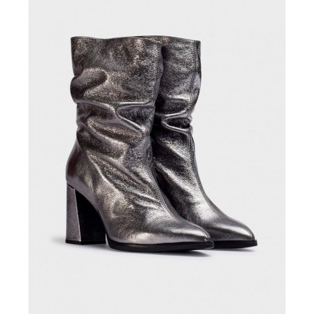 Wonders Salma M-5422 Metallic Ankle Boots