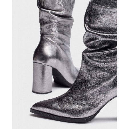 Wonders Salma M-5422 Metallic Ankle Boots