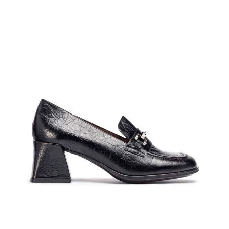 Wonders Celia H-5712 Cracked Leather Loafers