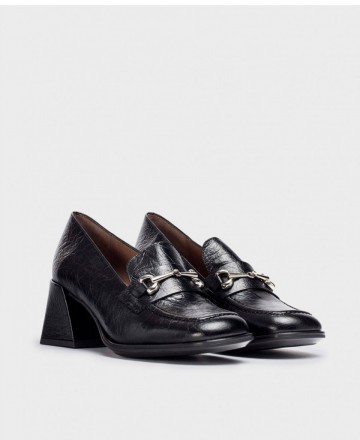 Wonders Celia H-5712 Cracked Leather Loafers