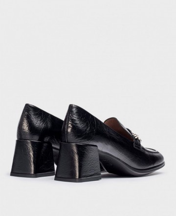 Wonders Celia H-5712 Cracked Leather Loafers