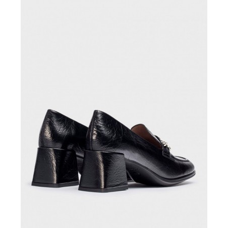 Wonders Celia H-5712 Cracked Leather Loafers