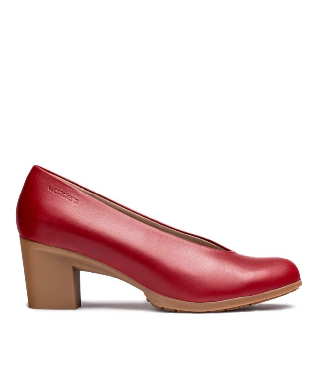 Wonders Grace G-4723 Red Court Shoes