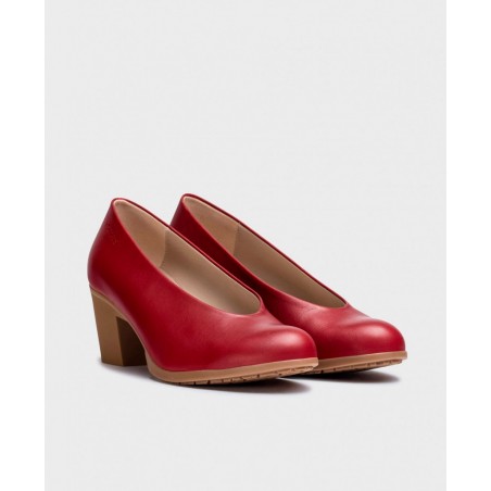 Wonders Grace G-4723 Red Court Shoes