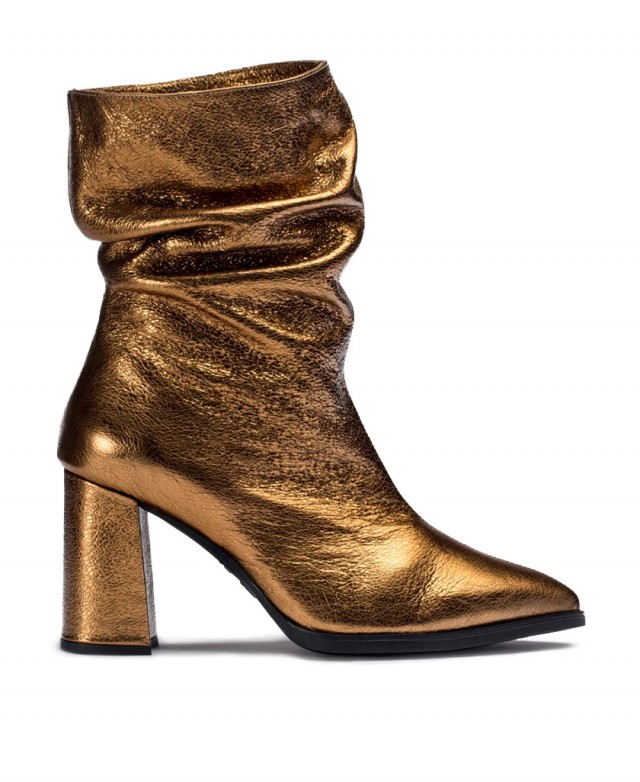 Wonders Salma M-5422 Metallic Ankle Boots