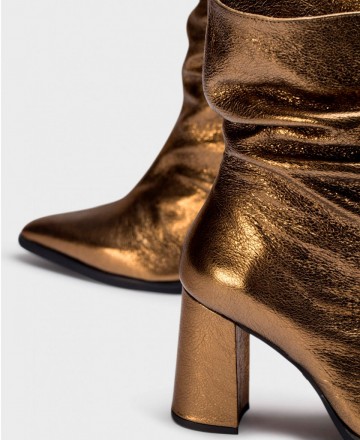 Wonders Salma M-5422 Metallic Ankle Boots