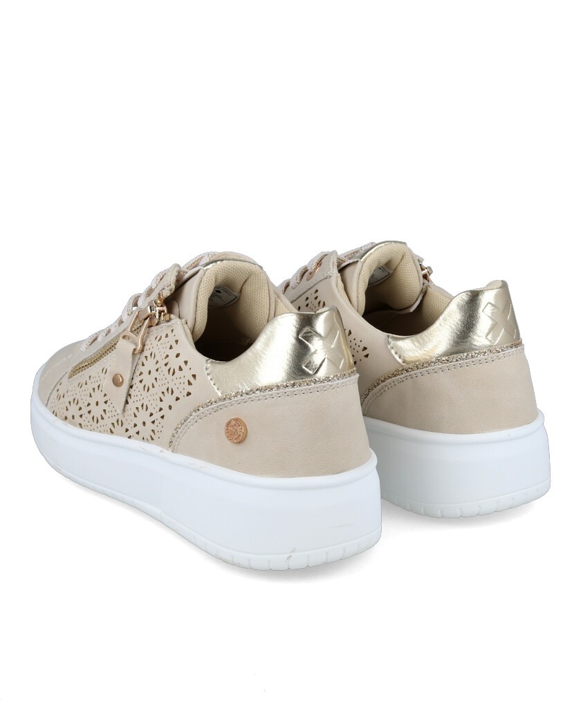 Sneakers with pattern and zipper Xti 143628