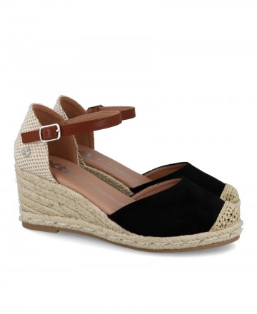 Wedge espadrilles with buckle Xti 140746