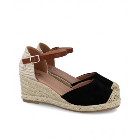 Wedge espadrilles with buckle Xti 140746