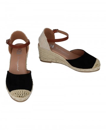 Wedge espadrilles with buckle Xti 140746