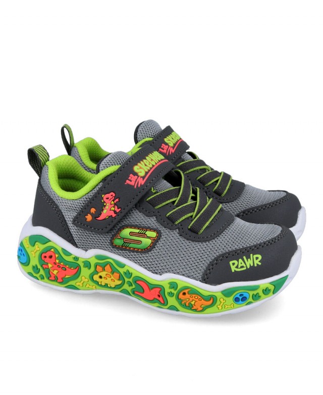 h2Zapatillas dinosaurios Skechers Play Scene h2 pWelcome to Catchalot Introducing the Skechers Play Scene Dinosaur Sneakers des