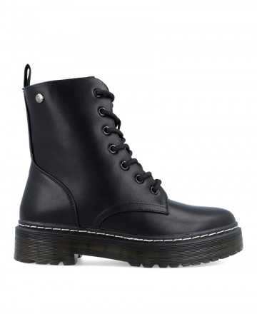 h2Bota militar negra mujer D Angela DRB 22222 h2 pbBota militar negra para mujer D Angela DRB 22222 b con cierre de cordones y 