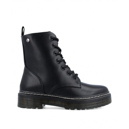 h2Bota militar negra mujer D Angela DRB 22222 h2 pbBota militar negra para mujer D Angela DRB 22222 b con cierre de cordones y 