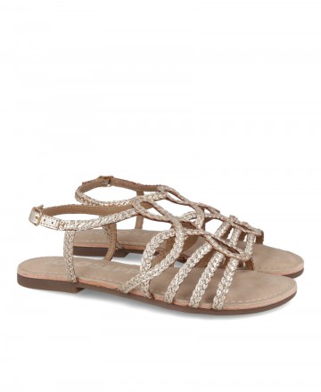 Braided flat sandal Gioseppo Yakima 71746-M