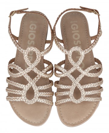 Braided flat sandal Gioseppo Yakima 71746-M