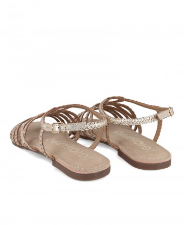 Braided flat sandal Gioseppo Yakima 71746-M