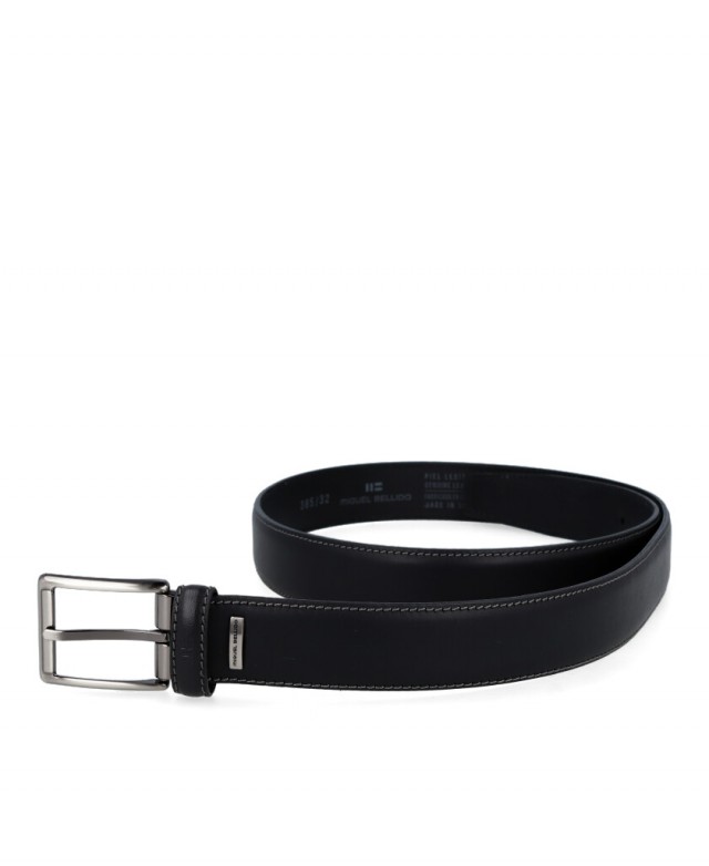 Bellido 385 leather belt with stitching Bellido 385 leather belt with stitching