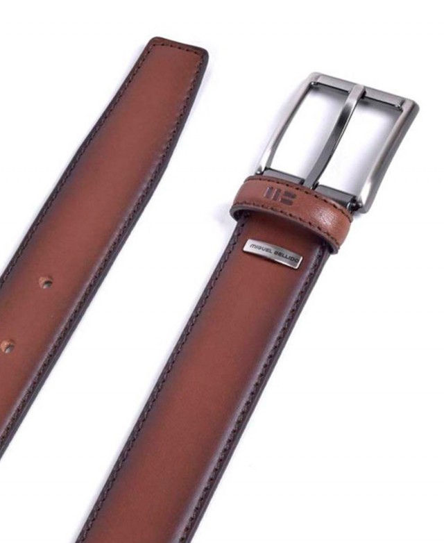 Cinturón de cuero satinado Bellido 385