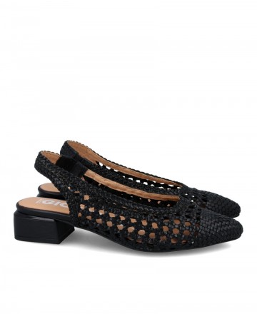 Braided ballerinas Gioseppo Piskove 71185-M