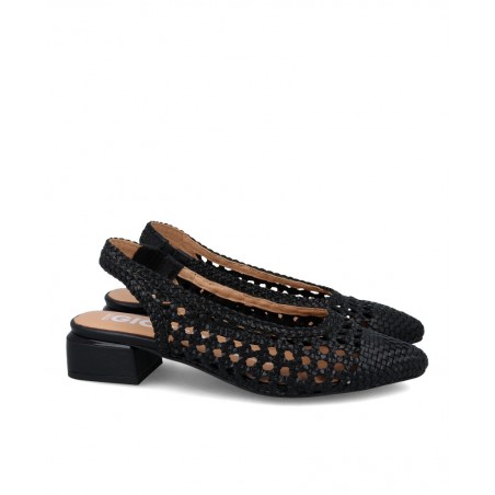 Braided ballerinas Gioseppo Piskove 71185-M