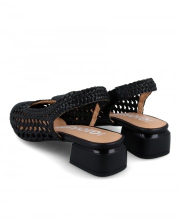 Braided ballerinas Gioseppo Piskove 71185-M