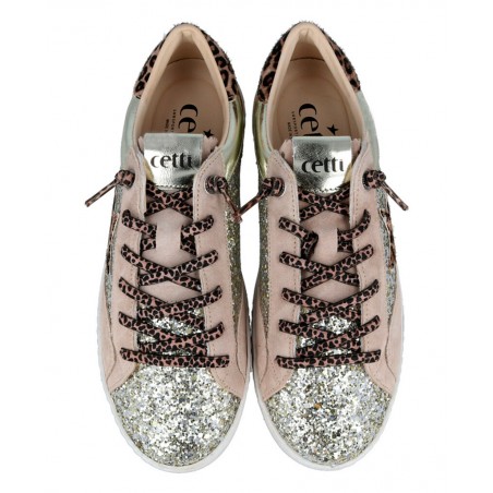 Zapatilla glitter mujer Cetti C-1342 SRA