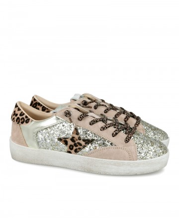 Zapatilla glitter mujer Cetti C-1342 SRA