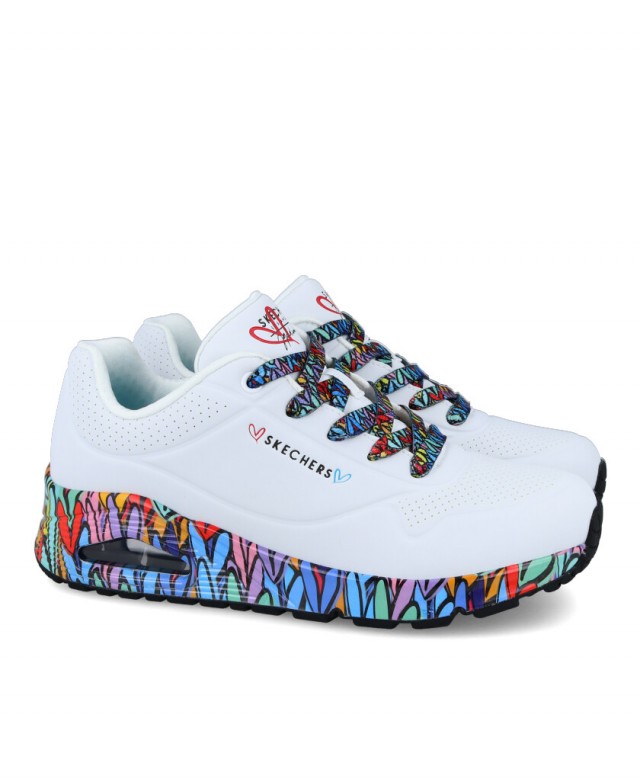 Sneakers printed Skechers Uno