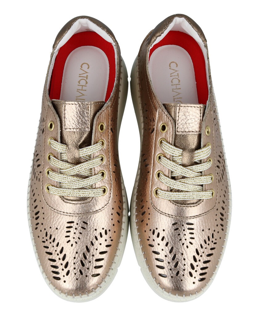 Catchalot 3099-03 die-cut leather casual shoe