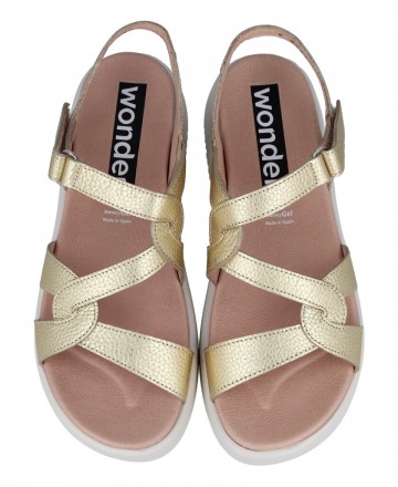 Wonders C6541 low wedge sandals